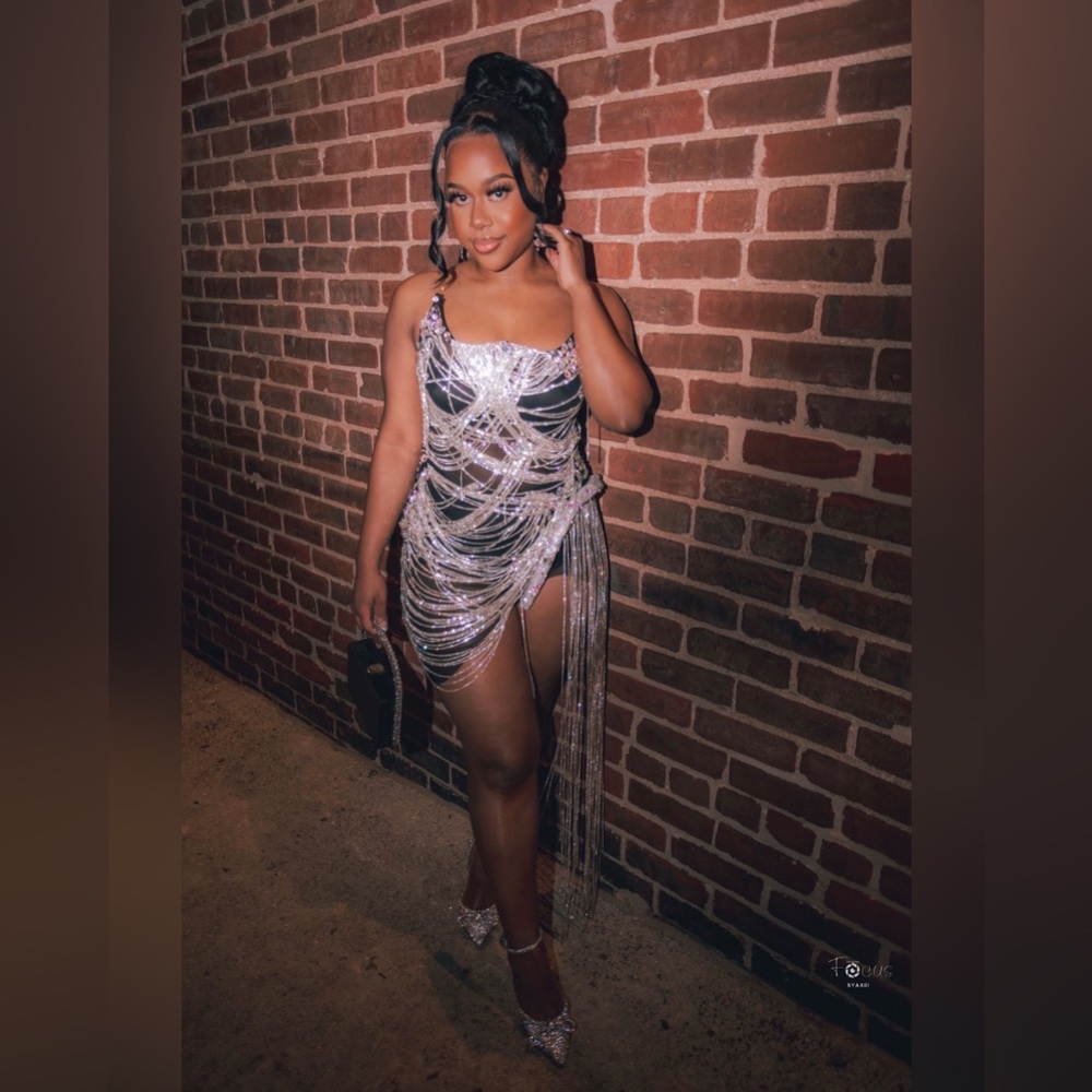 DUNE RENAISSANCE DIAMANTÉ DRESS